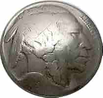 Amazon.co.jp: アウトレット コンチョ 5セント インディアン