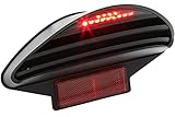 Baotian BT125T-12C1 B010 Rücklicht BCD Rx,schwarz für MBK Nitro/Yamaha Aerox/Italjet Dragster/CPI Hussar/Aprilia Rally, mit E-Prüfzeichen