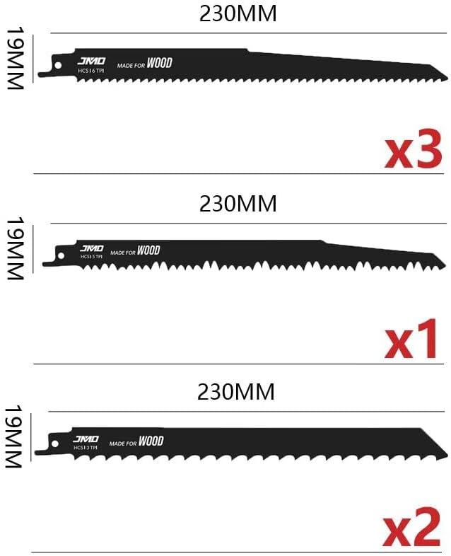32Pcs/1Set Reciprocating Saw Blades Multi-Functional Saw Cutter Blades For Cutting Wood Plastic Pipe Metal Woodworking Tools Power Tool Accessories