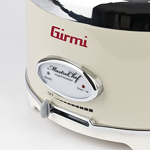 Girmi RB90 Multifunktions-Roboter "Mastro Chef", 600 W, 1,2 Liter, Vintage, Creme 4 Girmi RB90 Multifunktions-Roboter "Mastro Chef", 600 W, 1,2 Liter, Vintage, Creme