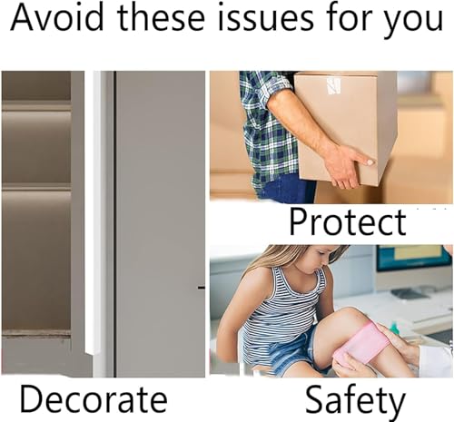 Protector de esquina de pared de PVC, protectores de esquina impermeables para paneles de yeso y papel pintado, protector de esquinas duradero para seguridad en el hogar y a prueba de niños