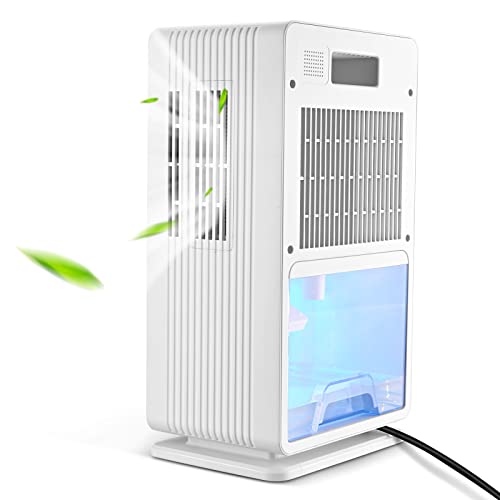 GJCrafts 3000ML Dehumidifier, Dehumidification by Condensing Technology, Dehumidifiers for Home 600 Sq.Ft,Avoid Clothing Odor, Wall Mold, Dehumidifiers for Drying Clothes, Purifying Air