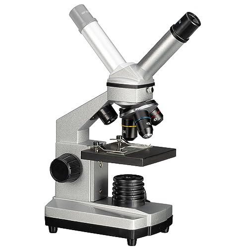 Miniatura 3 de Bresser Junior 40x-1024x Microscopio Set, Negro, Plata