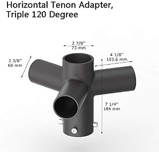 WedoLite Slip Fitter Adaptor for Shoebox Lighting with 3 Tenons, Tenon Adapter
