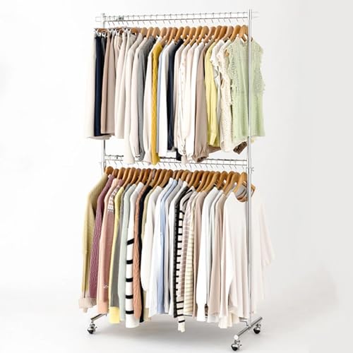 ドウシシャ ルミナス ハンガーラック 2段 (LIH2-100CR)