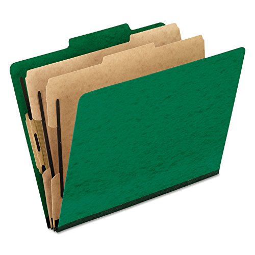 Pendaflex Moisture-Resistant Classification Folders, Letter Size, Green, 10 Count (Pack of 1)