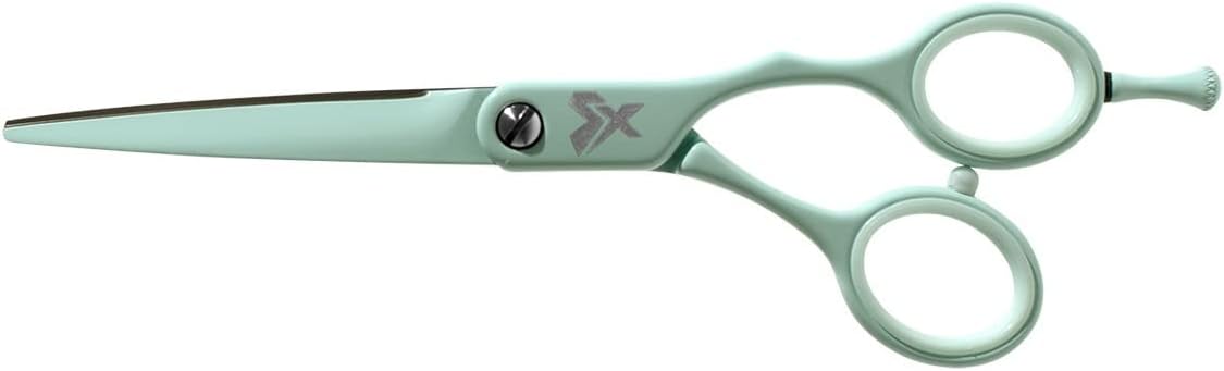 Cricket It’s All Good Stylist Tools Kit - Professional Salon Haircutting Scissors, Hair Cape, Static Free Vent Hairbrush, Teasing Brush, and Hair Clips Set, Dr. Everything Will Be Alright, Mint