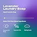 Indigo Wild Zum Clean Laundry Soap - Plant-Based Liquid Laundry Soap - Contains Baking Soda, Essential Oils & Saponified Coconut Oil - Lavender Scent - 64 fl oz