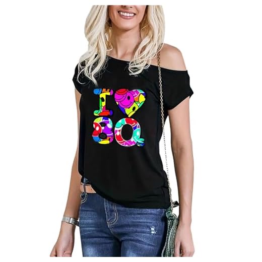 Fashion Sports Dude Top de Disfraces I Love 90s para Mujer, Camisetas Retro para Fiestas de Estrellas Pop, Camiseta, Top de Fiesta de los años 80