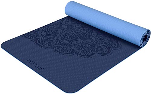 image for TOPLUS Yoga Mat - Classic 1/4 inch Pro Yoga Mat Eco Friendly Non Slip 