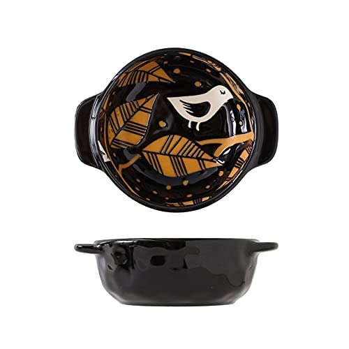 Ramequins En Porcelaine 12 Oz, Lot De 2, Four, Bols À Pouding, Plats À Soufflé, Pour Crème Brûlée, Desserts, Passe Au Micro-ondes, Au Congélateur Et Au Lave-vaisselle-E