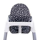 JYOKO Kids Colchoneta para Trona antilop Compatible con IKEA, 100% Algodón...