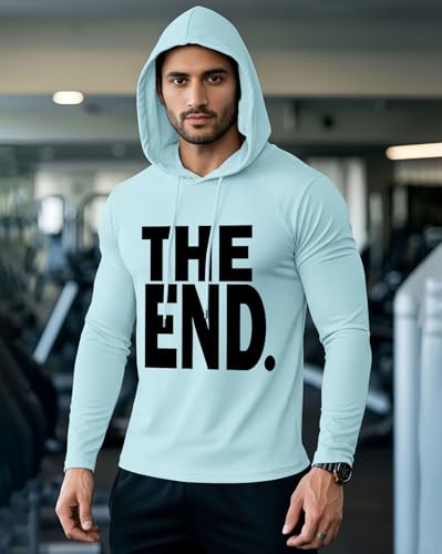 Image of AUSK Men's Full Sleeve Hooded T-Shirt - The Ultimate Cotton Blend Comfort || Hoodies for Mens