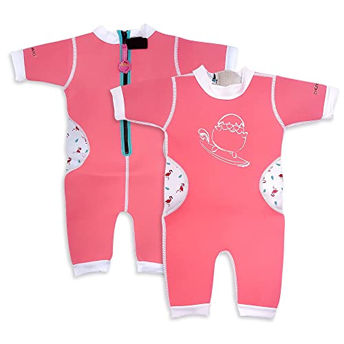 Cheekaaboo Warmiebabes Baby & Toddler Thermal Swimsuit 2mm Neoprene Wetsuit | UPF50+ Sun Protection, Snug Arm & Leg Bands | Keeps Infants & Kids Warm in Water (6 Months â€“ 4 Years)