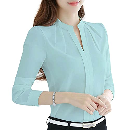 Image of Alaine Women Blouse Office Lady Shirt Women Tops
