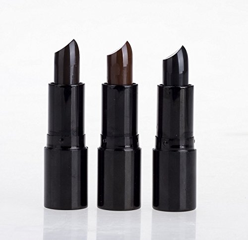 Professional Hair Chalk Lipstick Hair Color Pen Non-Toxic Olive Oil In Cover White Crayon Temporary Hair Dyeing (2 Packs-Dark Brown+Dark Brown) #TOP2