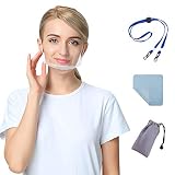 AIEOE Ecran Facial en Plastique 10 Pièces Ecran Facial Protection du Visage pour Restaurant, Café Anti-buée Transparent