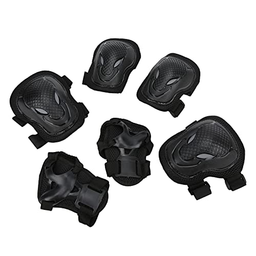 Roller Skate Protection Gear Set Adjustable Knee Elbow Pads Guards Confortable pour l'adulte