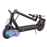 Sypeeot Trottinette électrique Pliable pour Adultes, autonomie de 25 à 40 km, pneus de 8,5 ou 10 Pouces, Double Suspension et Commande par Application (W4-10.4Ah)