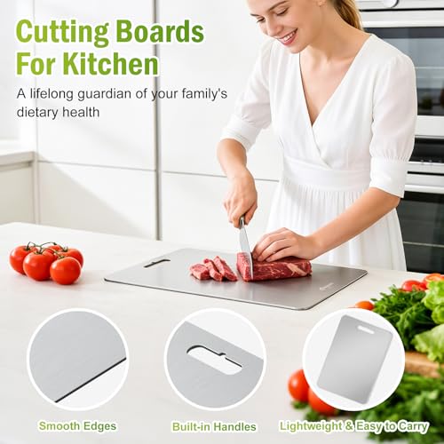 Belothi Titanium Cutting Board, Non Toxic Cutting Boards for Kitchen by Belothi - Used condition - Image 7