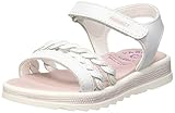 sandalias blancas niña zara Material exterior: Cuero Pablosky 467400 - Sandalias con Punta Abierta para Niñas, Blanco, 32 EU