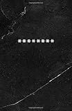  Password Book: Internet Password Journal/Organizer/Logbook/Keeper - Alphabetical Tabs - Minimalist Black Marble Design - 110 Pages