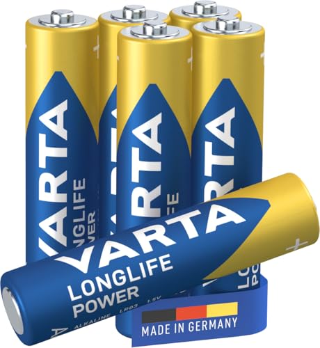 VARTA Batterien AAA, 6 StĂĽck, Longlife Power, Alkaline Micro-Batterie