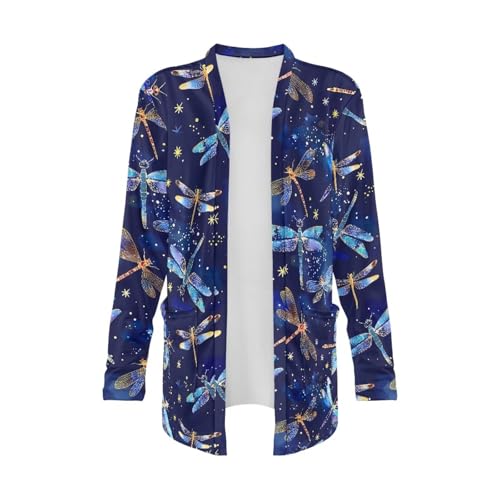 Image of Womens Open Fron Cardigan Sweaters Long Sleeve Tops Daily Coats