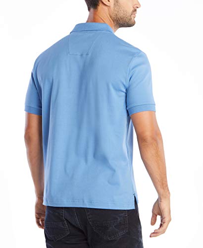 Image of Nautica Men's Classic Fit Short Sleeve Dual Tipped Collar Polo Shirt