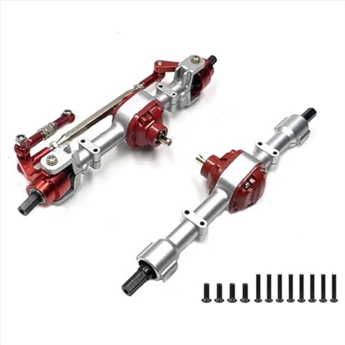 RC Front Rear axle Compatible with MN-78 1/12 RC Cars Upgrades Parts Modification Accessories Metal Front Rear Axle 3mm to 4mm Shaft Sleeve