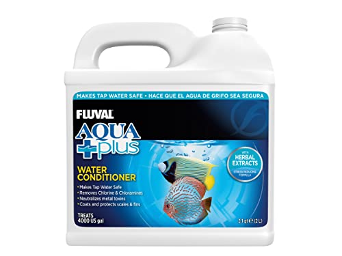 Fluval AquaPlus Aquarium Water Conditioner, 0.5 Gal.