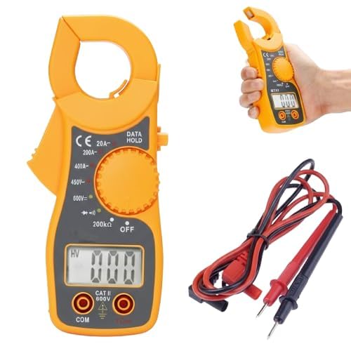 mt-87 portable lcd digital clamp ampere ac dc voltage multi meter current ohm tester (nl-vac3-57ys)