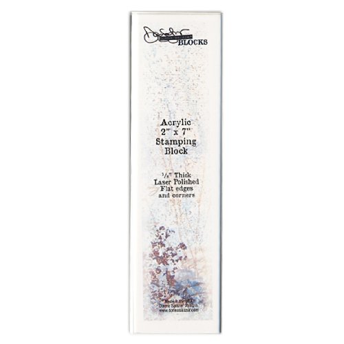 Donna Salazar - Acrylic Stamping Block - 2 x 7