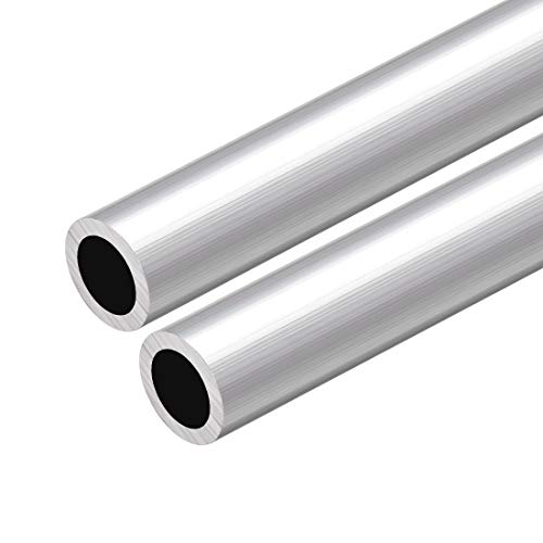 Tube rond en aluminium uxcell 6063 profilé creux rigide de 300mm
