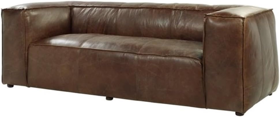 Brancaster Sofa in Retro Brown Top Grain Leather