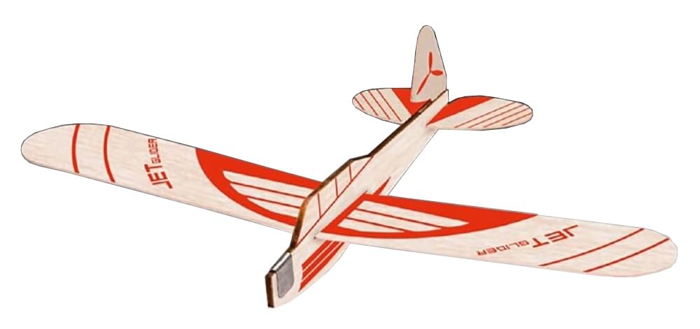Revell 24327 BalsaBirds Hand-Launch Glider | Red | Easy to build | Fun to fly | 6 Years+