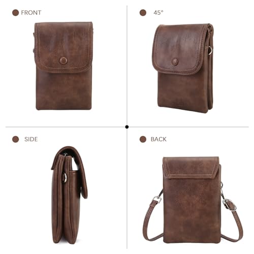 [HiChiclife] スマホショルダーバッグ 非常に柔らかいPUレザー お財布ショルダー レディース スマホケース ショルダー 軽量 斜めがけバッグ おしゃれ 斜め掛け 肩掛け レディースショルダーバッグ 小物入れ