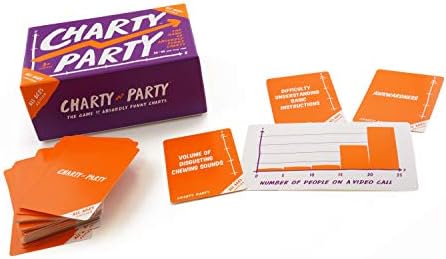 Charty Party: All Ages Edition - Mathematically Humorous Game - for 3 or More Players - 30 to 90 Play Time - Card Game for Classrooms, Families, and Even Your Grandma