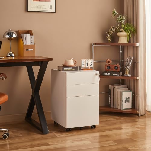 Image of Guizeeopo Fully Assembled 3 Drawer File Cabinets for Home Office