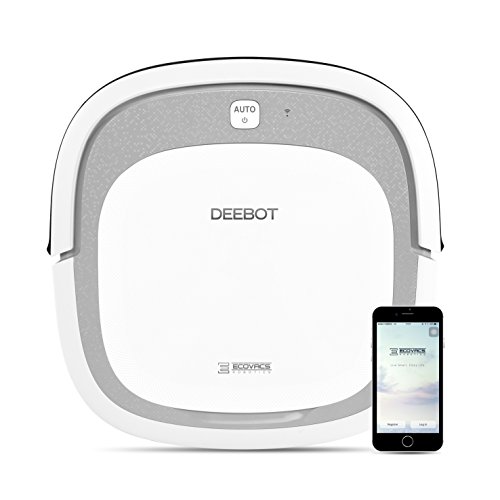 ECOVACS DEEBOT Slim2 Robotic Vacuum Cleaner for Bare Floors Only with Dry Mopping Feature