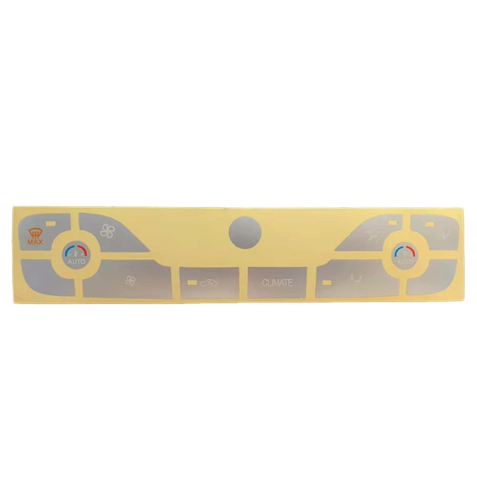Button Repair Sticker Compatible with for S-Max 2011 Lettering Buttons Black Overlay Repair Sticker Button Sticker Car Interior Parts