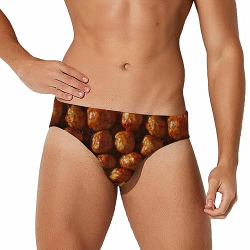 Tater Tots Food Novelty Men's Brief Swimwear Pants Swimming Trunks Beach Shorts Underwear
