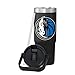 FOCO Dallas Mavericks NBA 30 oz Solid Tumbler with Straw