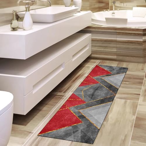 Alfombra para pasillo roja de 70x300 cm que transforma tu hogar con calidez y estilo 4