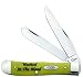 CASE XX WR Pocket Knife Yellow Synthetic Trapper-Washed in The Blood Item #8853 - (3254 SS) - Length Closed: 4 1/8 Inches