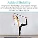 Vive Stretch Strap - Leg Stretch Band to Improve Flexibility - Stretching Out Yoga Strap - Exercise and Physical Therapy Belt for Rehab, Pilates, Dance and Gymnastics with Workout Guide Book (Teal)