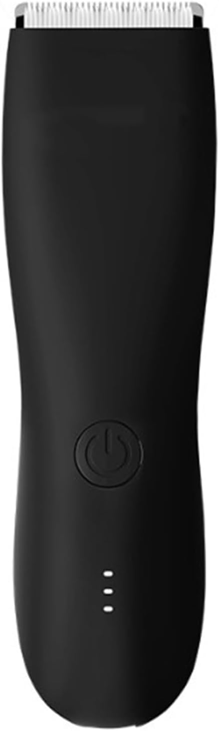 Yosoo Electric Hair Trimmer Hair Finishing Trimmers, Clippers with Detachable Ceramic Head for Home Barber, Electric Groin Hair Trimmer Hair Finishing Trimmers, Electric Shaver for Pubic Hair