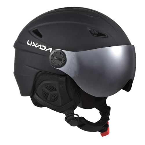 LIXADA Casque de Ski, équipement de Protection pour Le Snowboard, équipement de sécurité pour Les Sports d'hiver, Protection de la tête pour Les Sports de Neige