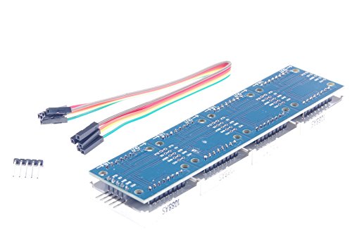 Knacro Max7219 Dot Matrix Module For Microcontroller 4 In 1 Display With 5Pin Line #TOP2
