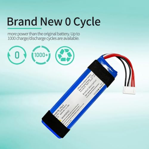 Image of Replacement Battery for Flip 4 Bluetooth Speaker,Flip 4 Special Edition, GSP872693 01